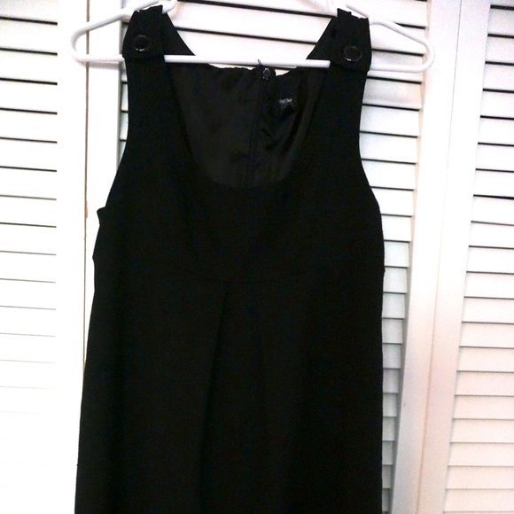 Black Sleeveless Knee-Length Wool Jumper - Picture 2 of 4